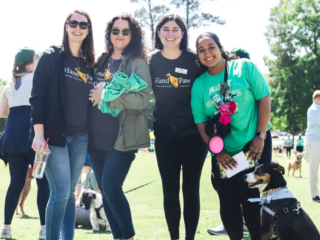 Mutt Strut 2023 Brittany Filby and friends of HIP at Mutt Strut 2023.