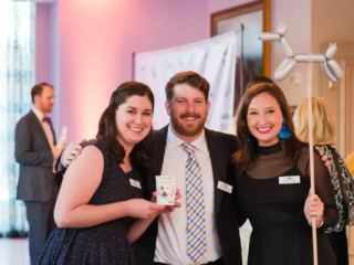 Picasso Pets 2019 Brittany Filby and guests pose for a photo at the 2019 Picasso Pets gala.